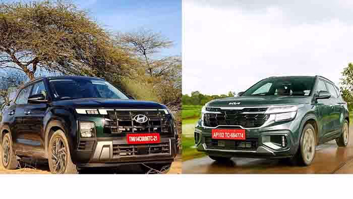 Kia Seltos vs Creta 2025